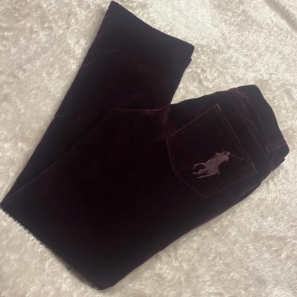 RALPH LAUREN Hampton Red Velvet Pants - Picture 8 of 16